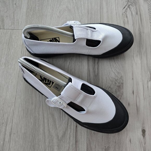 Vans | Mary Jane 'True White' sparkle canvas sneakerina shoes | WMS 8 - Picture 3 of 12